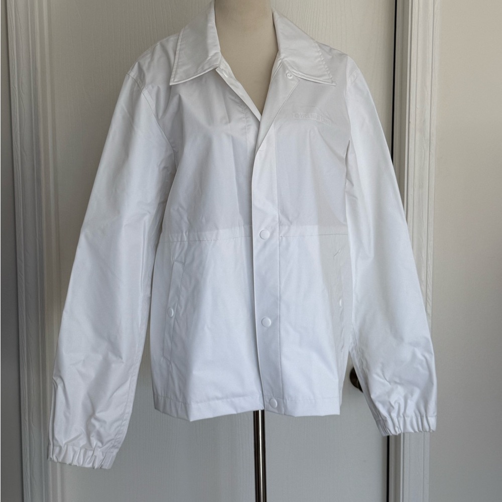 Helmut Lang White Stadium Jacket, NWT